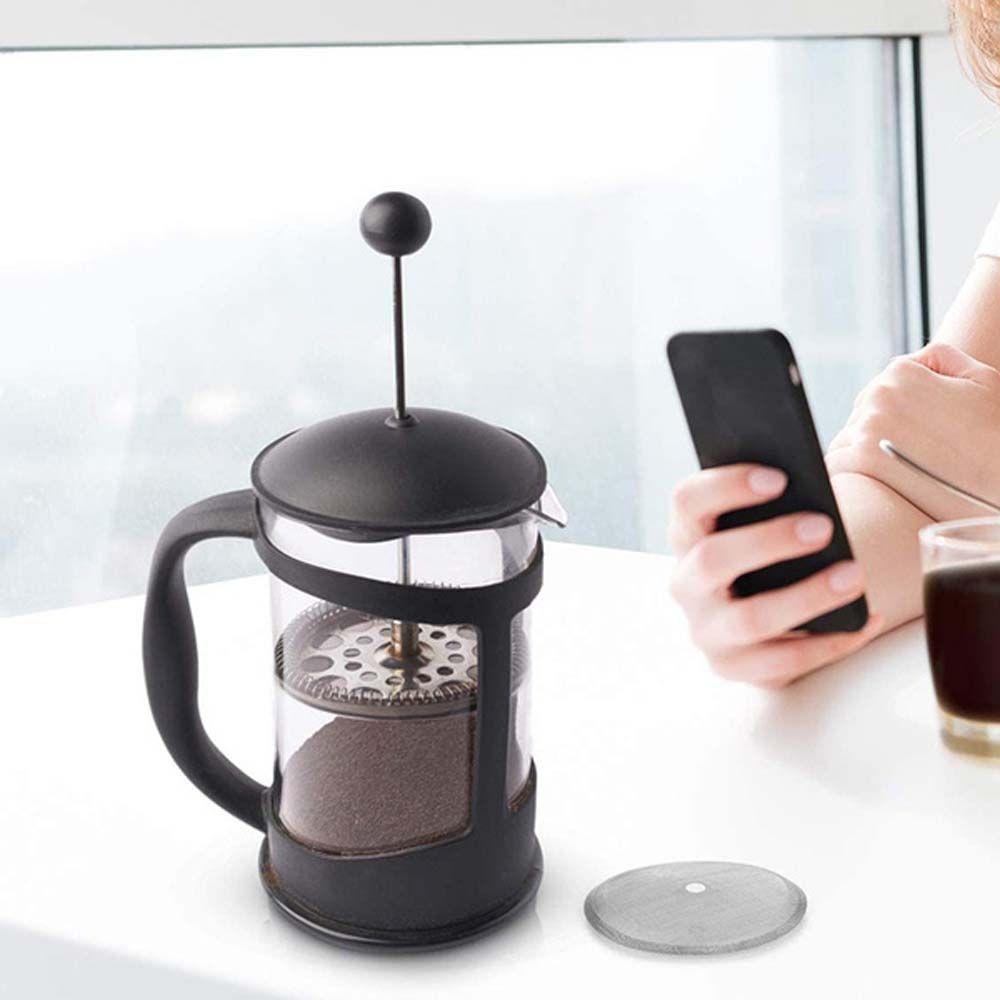 Coffee Makers French Press Stainless Steel Tea Filter Kitchen Accessories Coffee Filter Filter Mesh
