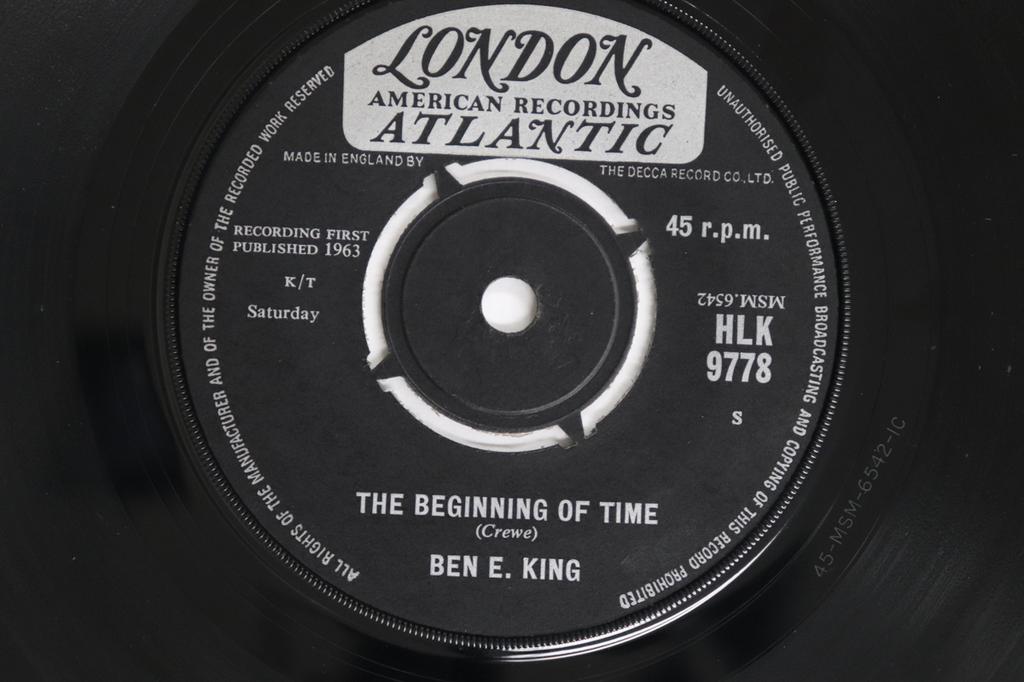 7inch Record BEN E. KING I Who Have Nothing HLK9778 London Records 1963 UK SoulFunk Used