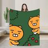 K-Kakaos F-Friends   Plush Blanket Kids  Flannel Throw Blanket For Couch Chair Soft Custom Quality Bedspread Gift Idea