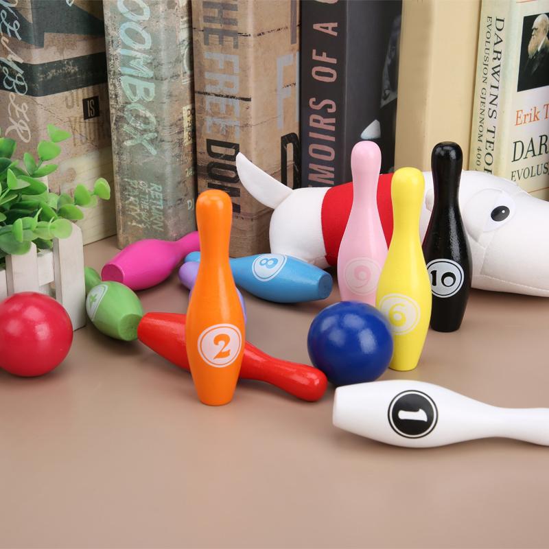 Bowling Set Education Toys For Kids Toddlers Animal Number Learning Indoor Outdoor Sports Games Toys for Kids Baby Gift