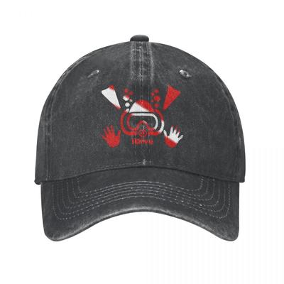 Casquette de Baseball avec drapeau de plongée sous-marine, style Hip Hop, lavage à l'eau, pour garçons et filles, chapeaux réglables d'été, nouvelle collection 2022