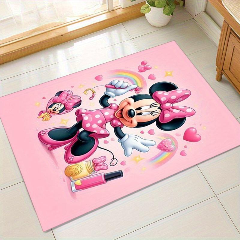 

1pc. Cute Minnie Mouse Pink Rug for Home Office Outdoor Decoration Gift Ideaz0414232 60cm by 90cm