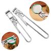 2 Pcs Adjustable Jar Lid Opener Stainless Steel Can Opener Multifunctional Bottle Jar Lid Gripper for Arthritis Weak Hands Manual Kitchen Accessories