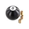 Black 8 Ball Gear Knob / Short Shifter Knob For Universal Car Acrylic BLACK 8 Ball For S1P8