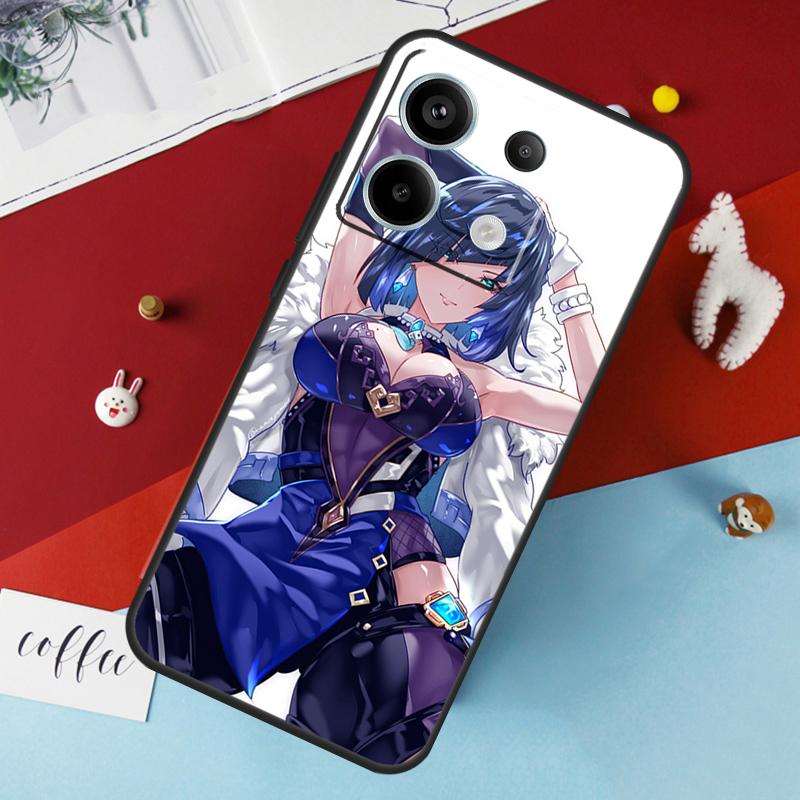 

Чехол Genshin Impact Yelan для Xiaomi Redmi Note 14 Pro 13 12 11 10 15 Pro Plus Redmi 15 14C 10C 12C 13C 15C Redmi 13 4G