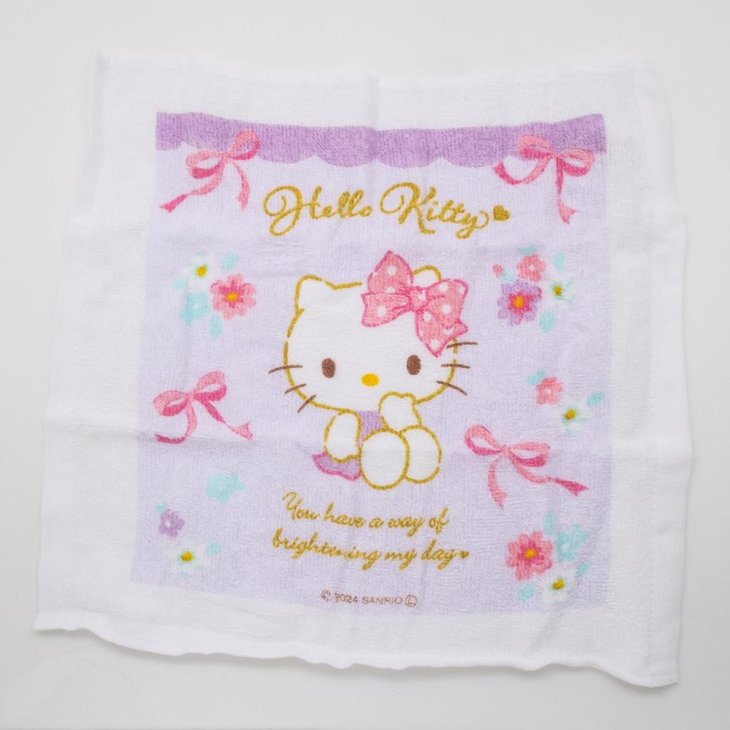 Hello Kitty Ribbon Hand Towel Set OC 1