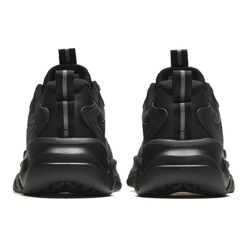 Anta Life Collection Wear-Resistant Low-Top Casual Shoes Men's Black Sneakers 912328815-5