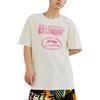 Li-Ning Motor Series Spring/Summer 2022 Trendy Music Festival Loose Letter Logo Print Culture Short Sleeve T-Shirt Unisex Tops Off-White AHSS175-1