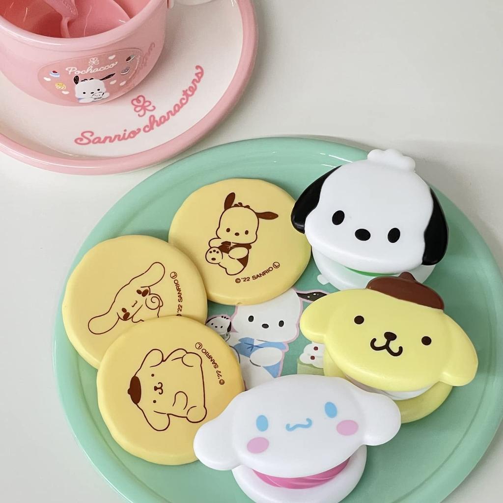 Toy Royal Sanrio Characters Tea Time Set Tea Set Food Pompompurin (Pretend Play) (Cups, Pot, Fork, Spoon, Accessories, etc.) Cinnamoroll, Pochacco,
