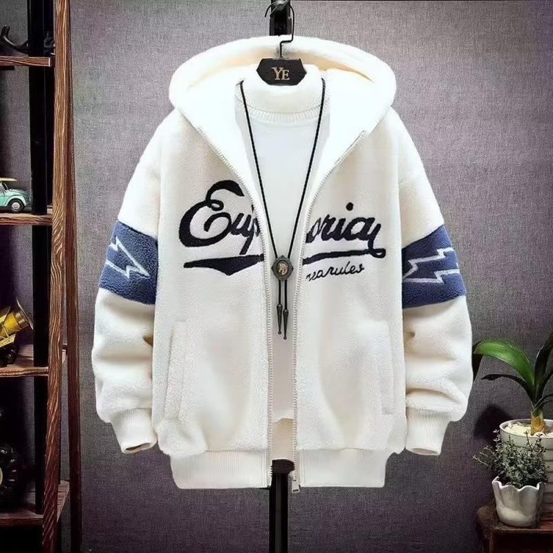Men's Autumn Trendy American Baseball Jacket – High Street Loose Fit Sports Coat for Couples