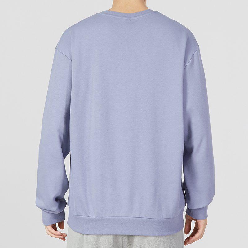 adidas Sweatshirts Men's Purple Crew Neck Moderate Regular IA6955