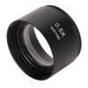 Stereo Microscope Objective Lens 0.5X Zoom HD Large View Auxiliary Objective Lens for Demagnifying Telescope D35mm