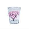 2oz Color Changing Glass Small Liquor Water Cup Baijiu Wine Glass Sakura Cup