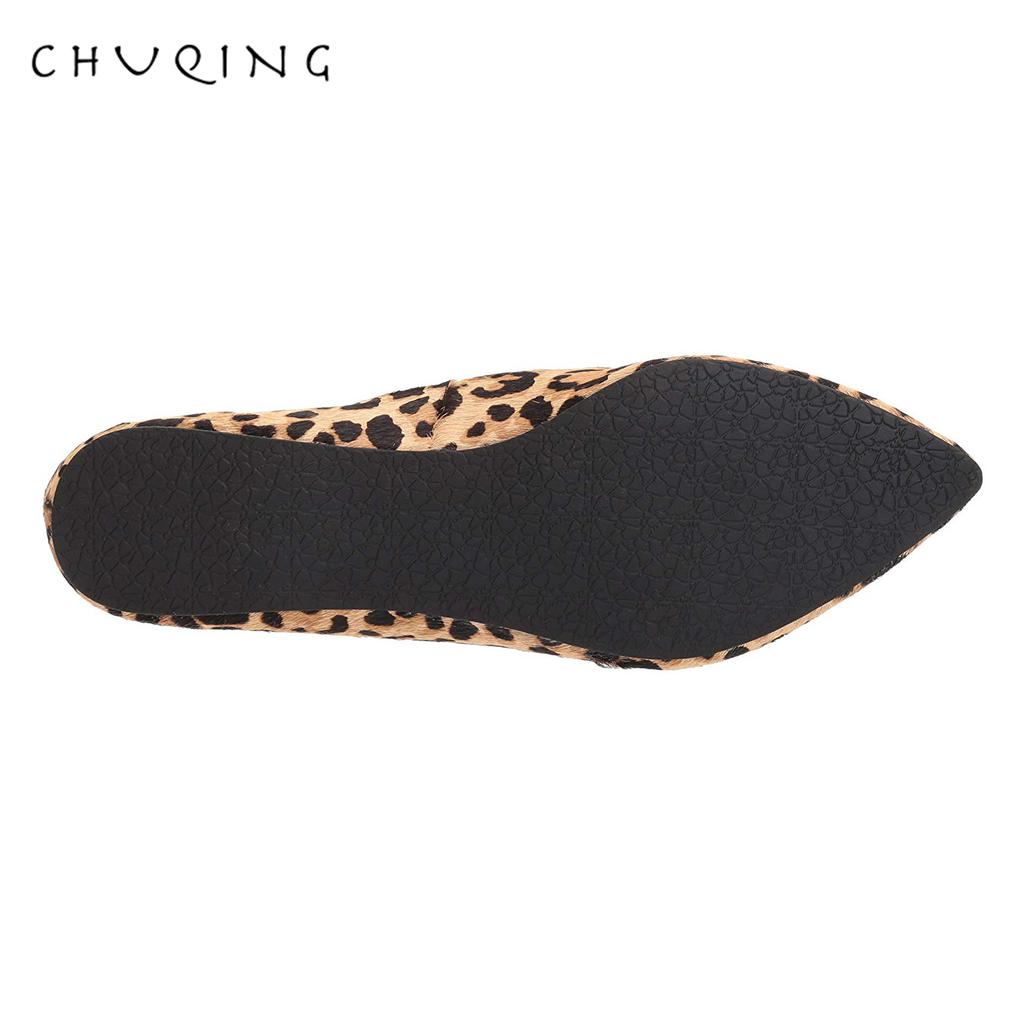 fashion Women's Casual Flat Shoes Loafers Women Fashion Comfortable CHUQING Brand Leopard Shoes Trend Breathable and Comfortable