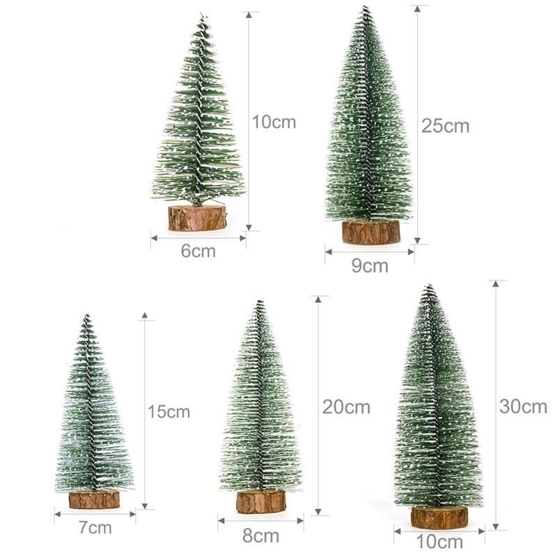 Mini Christmas Tree Stick White Cedar Desktop Small Christmas Tree