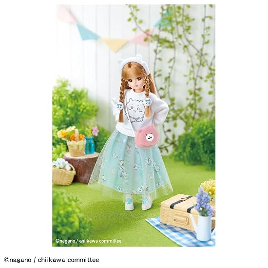 Takara Tomy Licca-chan Doll LD-08 Chiikawa Daisuki Licca-chan Dress-up Pretend Play Toy Ages 3 and u