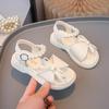 2026 Girls' Stylish Summer Soft-Soled Princess Sandals - Korean Style, Versatile Beach Shoes for Medium and Large Children