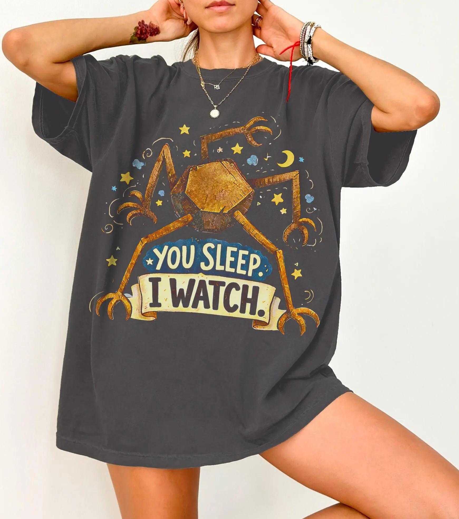 Project Hail Mary, Rocky, You Sleep I Watch Summer Men s and Women s Loose and Breathable T-shirt Top S