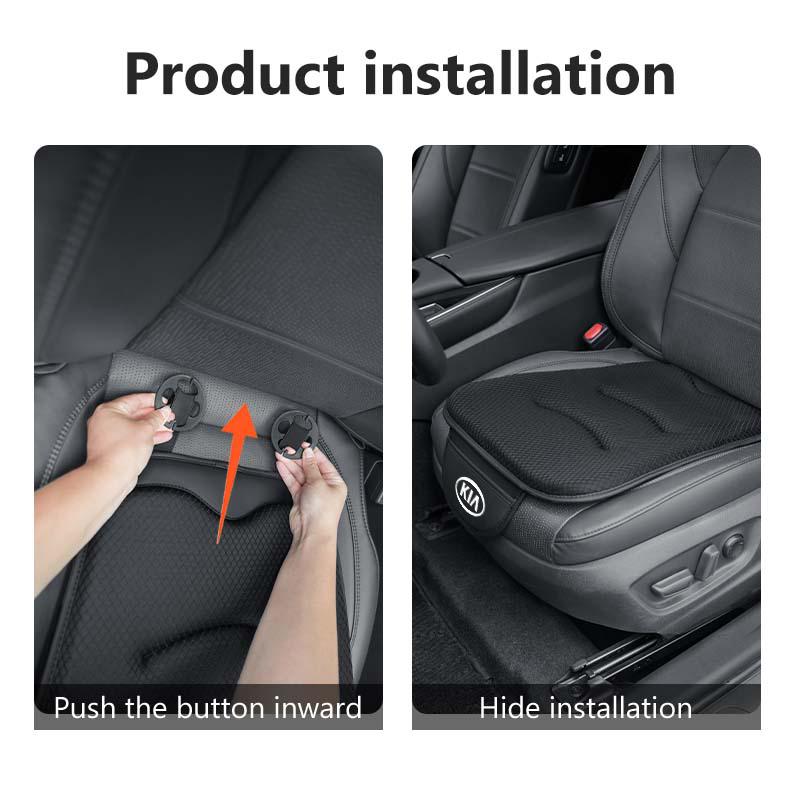 Car Seat Ice Silk Cushion Storage Bag Comfortable Pad For KIA Ceed Sportage Rio K5 K2 Optima Cerato Proceed VengaOK5
