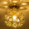 Delicate Crystal Chandelier Ceiling Lampshade for Corridor Porch Cafe Bar