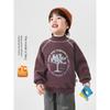 Right European Style Boys' Fleece-Lined Half-High Collar Sweatshirt Children's Clothing 2025 Autumn and Winter New Children's Clothing Baby Warm Top