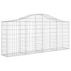 Vidaxl Kosze Gabionowe, 13 Szt, 200X30X80/100 Cm, Galwanizowane Żelazo