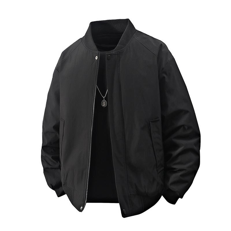 Collar cotton jacket men's autumn and winter thickened warm cotton jacket youth casual sports baseball uniform padded jacket trendy cotton jacket