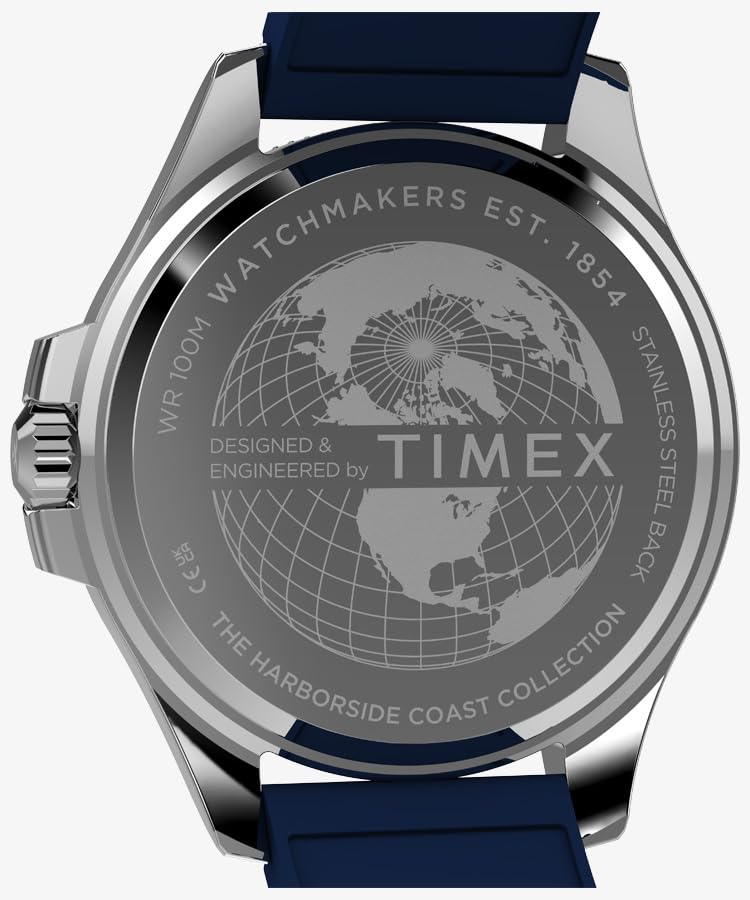 Harborside Watch Quartz 100M Water Resistant Mineral Glass Blue Dial TW2Y33400 [TIMEX] Men's [Authentic]