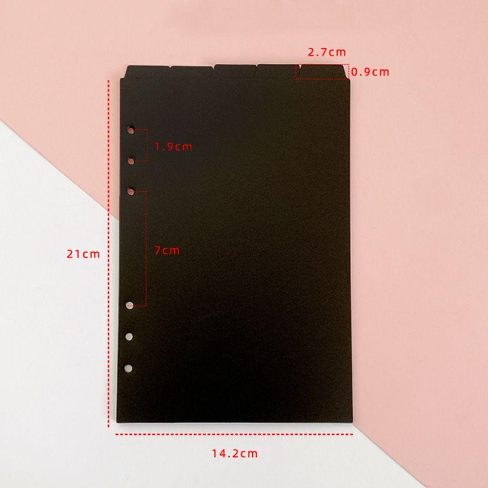 A5 A6 Page Classification Separator Page Notebook Loose-leaf Book Partition Accessories