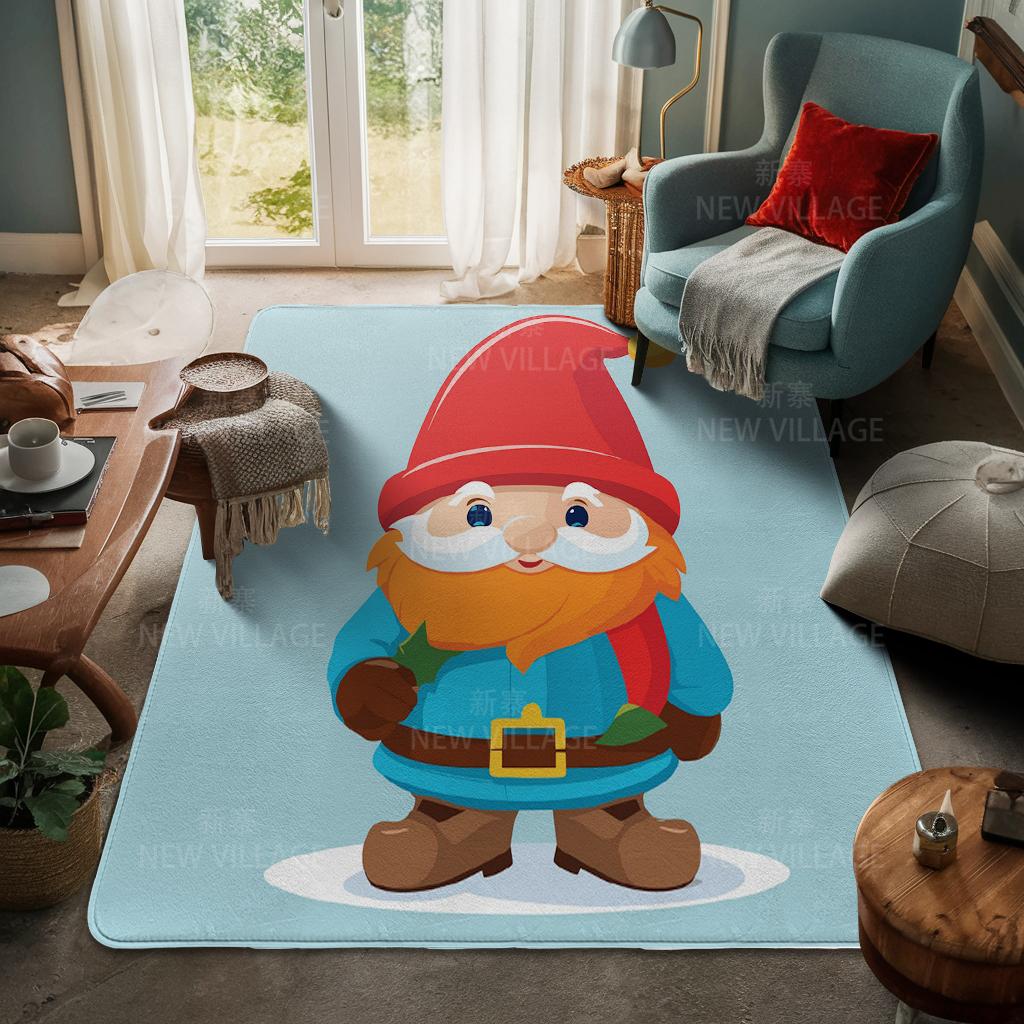 House Entrance Carpet Home Door Mat Living Room Bath Foot Bathroom Non-slip Water Absorption Rugs Bath Merry Christmas Winter