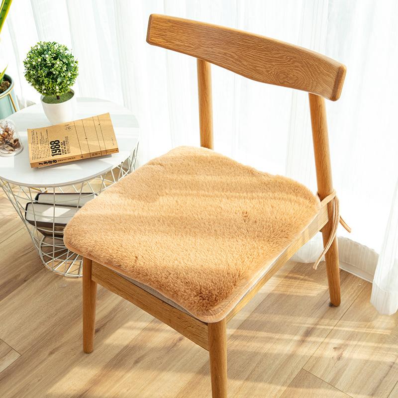 Thickened and Warmth In Winter Office Long-term Seating Chair Cushion Home Living Room Fart Pad Anti-slip Chair Cushion Winter