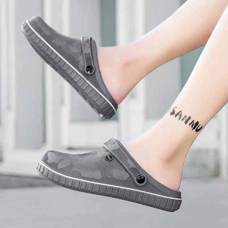 Platform Demi-season Men's Shoes 50 Men Slipperes Nude Sandals Sneakers Sport Products Runing Outside Retro Comfortable