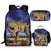 Jurassic Park Trendy Backpack European and American Retro Schoolbag Fourth Grade Bag Dinosaur Backpack
