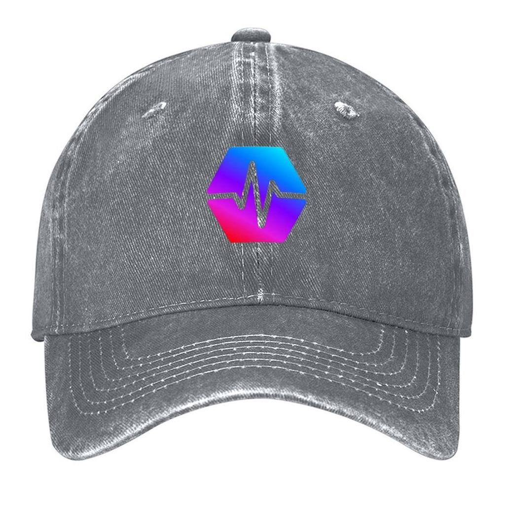 2026 Awesome Hexagonal Cubes Hex Crypto Logo Design Baseball Cap Hat Luxury Brand Custom Cap Western Hat Kids Hat Mens Caps Wome