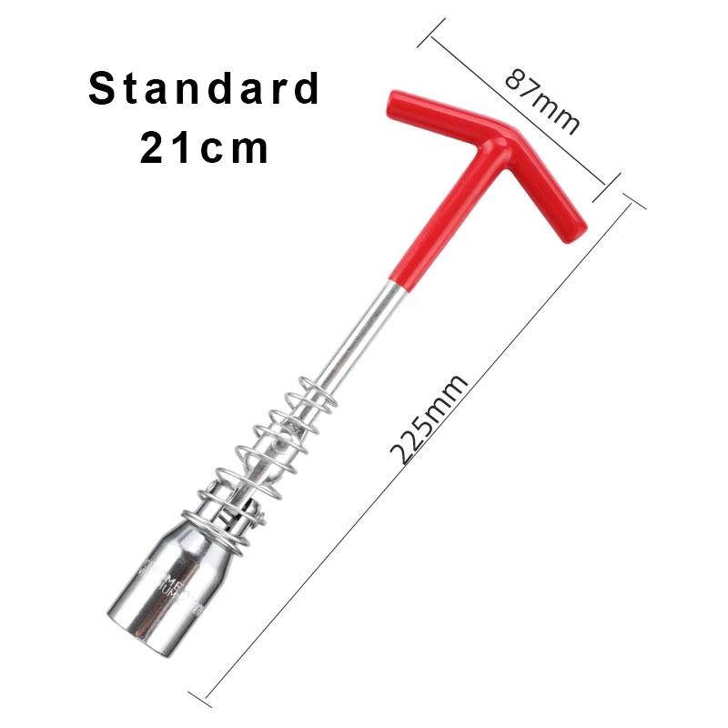 16mm/21mm Zündkerzen-Entfernungswerkzeug Schraubenschlüssel 360 Grad Drehung Zündkerzen-Steckschlüssel Auto-Reparaturwerkzeug T-Griff