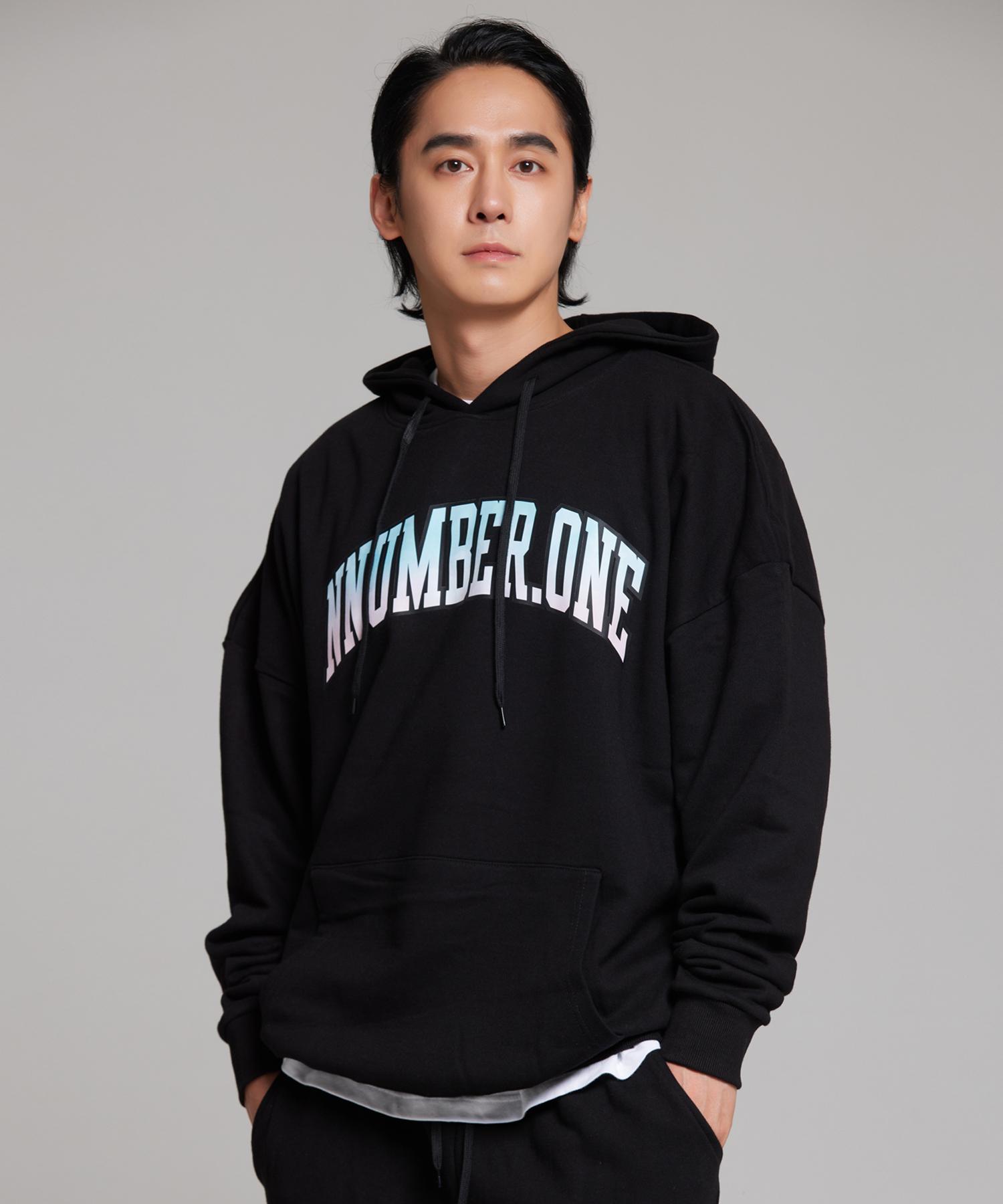 Cream Soda Lab Nno1 Prism Logo Oversized Hoodie Black Kimo L