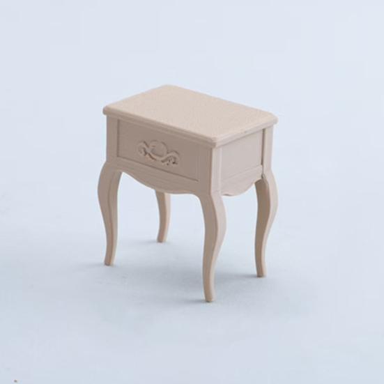 Dollhouse Bedside Table, 1:12 Miniature Furniture Decorative Ornaments, Realistic Details Durable Craftsmanship Dollhouse Furniture