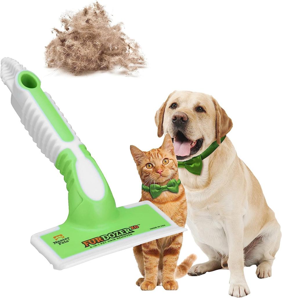 FurDozer X6 Pet Hair Remover for Dogs and Cats 6 Ways To Use New Material Made In the USA Patented [Neater Pet] - - - - -