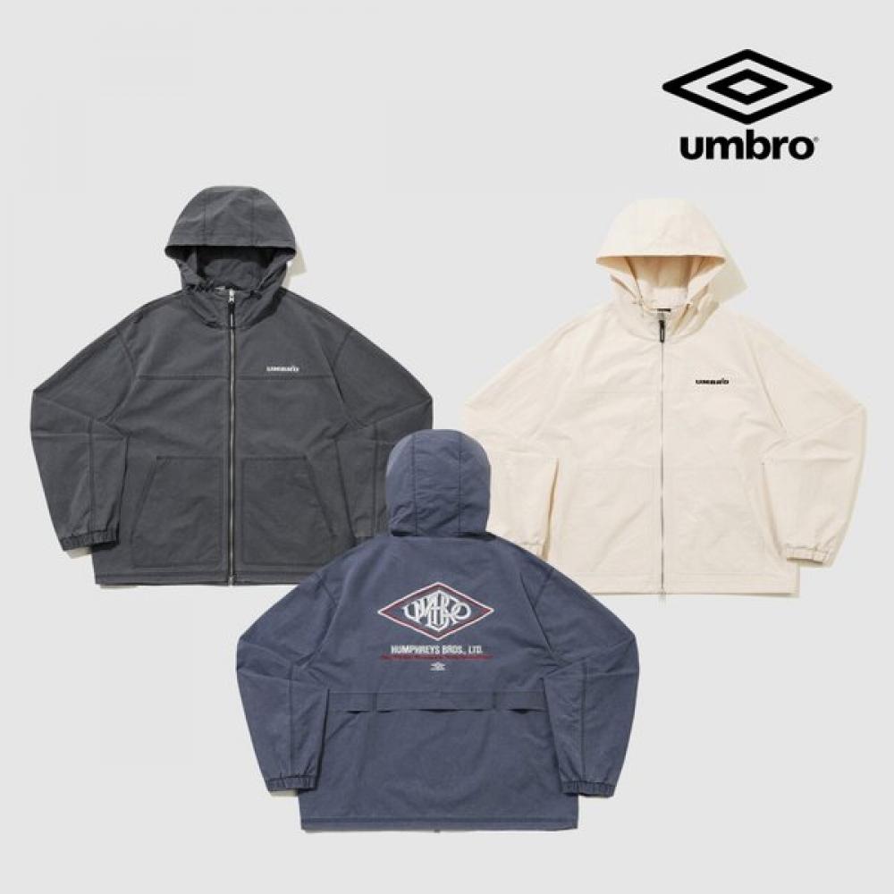 

Umbro Grey Washing Hood Windbreaker Jacket Ur124cjk21 beige/095
