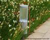 Stainless Steel LED Garden Lights - Waterproof Outdoor Cylindrical Ground Lights for Villas and Courtyards.