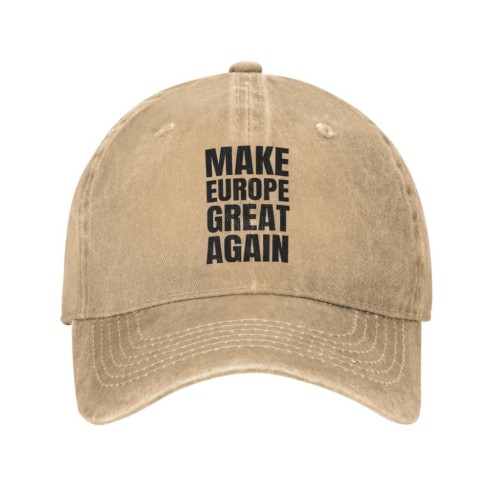 MEGA Make Europe Great Again Baseballová čiapka Slnko Lov Kempovanie Dropshipping Praná Trucker Čiapka Unisex Unisex Štýlová Snapback Čiapka