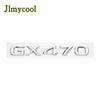 HZN3 3D Chrome Glossy Black ABS Letters Number GX400 GX460 GX470 Emblem For Lexus Car Trunk Logo Badge Sticker