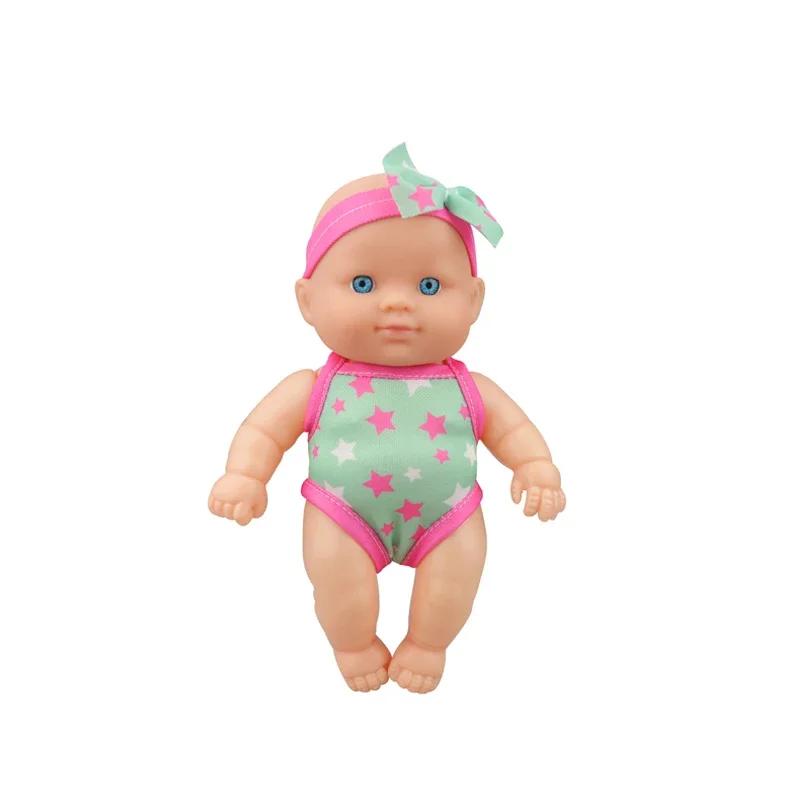 Non-Toxic Doll Toys For Kids Birthday Gifts Children'S Dress Up Simulation Cute Silicone Baby Doll Accessories House Dolls For Children Toys
