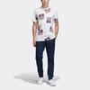 Adidas Originals Trefoil Stickerbomb Tee Crew Neck Short Sleeve T-Shirt Men Tops White DX3649