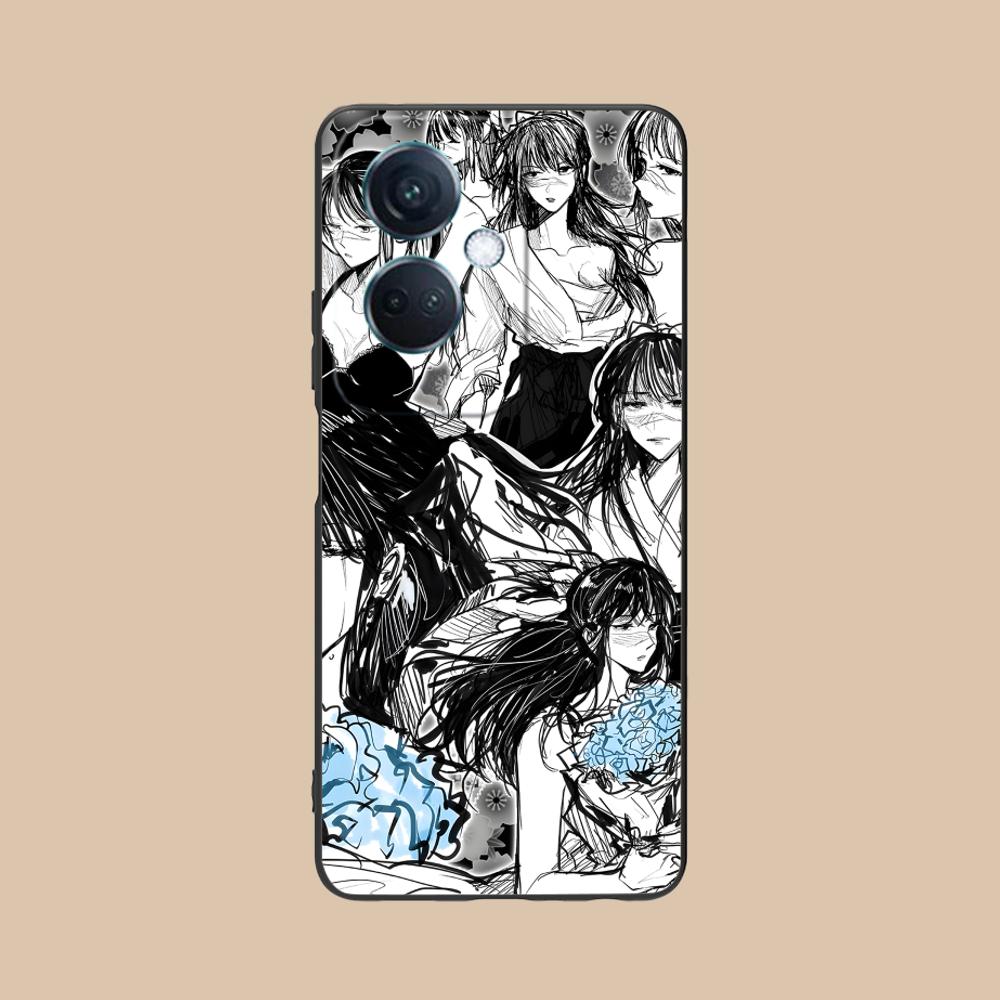 

JJK Utahime Iori Matte TPU Mobile Phone Case for OPPO Find X9 X8 X7 X6 X5 X3 X2 Plus s Pro Ultra Lite Colorful Printing Cover OPPO Find X2 Pro