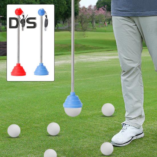 

Извлекатель мячей для гольфа с присоской, захват для мячей, телескопический захват для мячей для гольфа, аксессуары для гольфа для мужчин и женщин красный