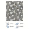 Purrfect Comfort Flannel Throw Blanket Soft Reversible All Season Cozy Cat Face Design for Home Decor Gift Cat Lovers
