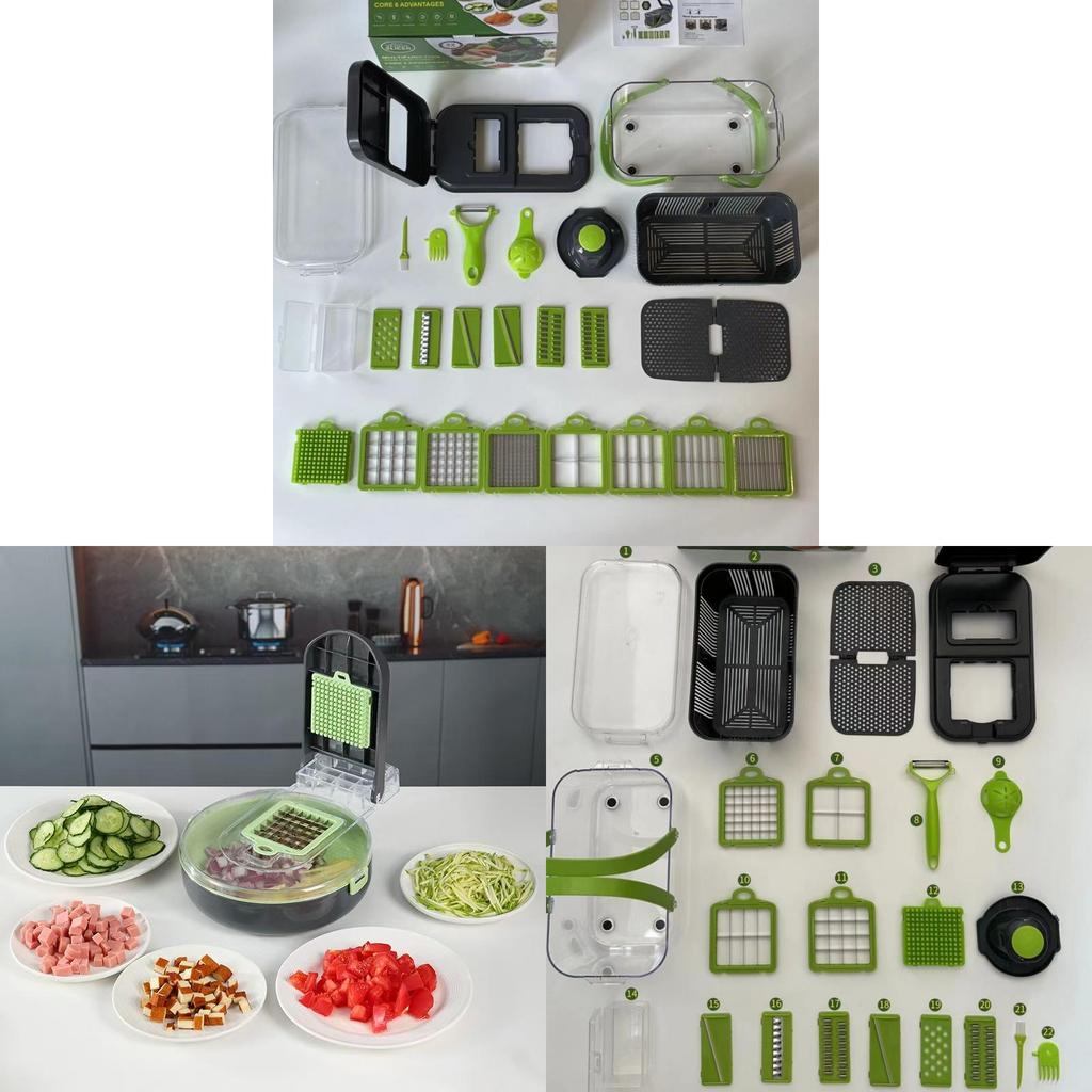 Multi Function Vegetable Chopper With Stainless Steel Blades For Home Cooking And Gift