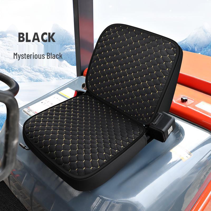 Universal Winter Plush Forklift Seat Cushion Cover - Full Wrap. Standard