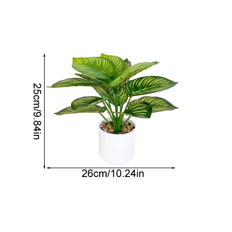 

1Pc Tropical Practical Living Room Decoration Farmhouse Decoration Bonsai INS Simulated Green Plants Garden Decoration